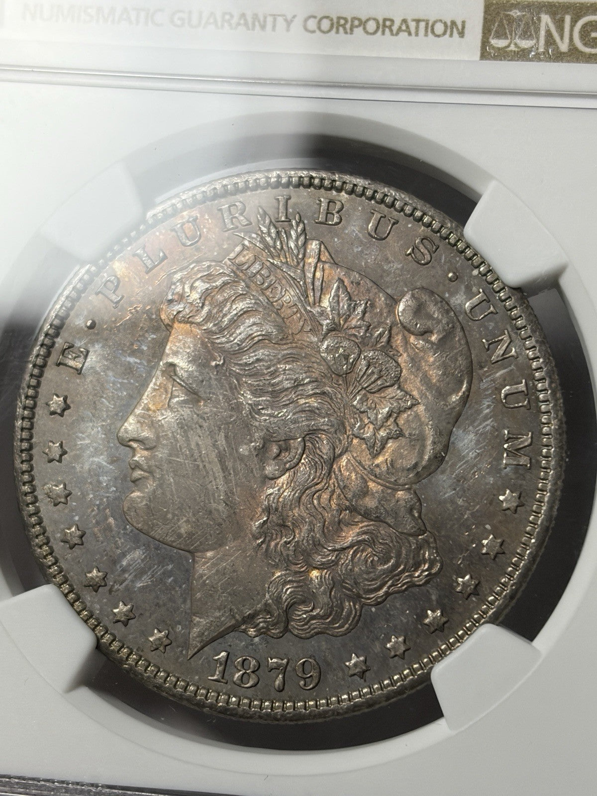 1879-S NGC MS65 Morgan Silver Dollar Toned