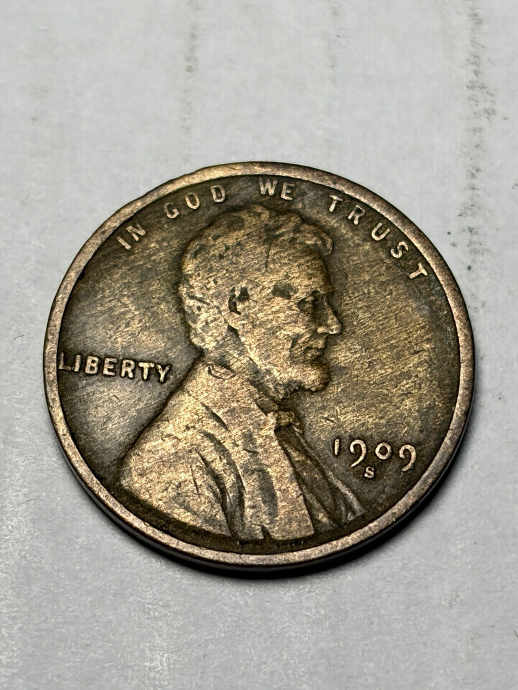 1909-S Lincoln Wheat Cent Details