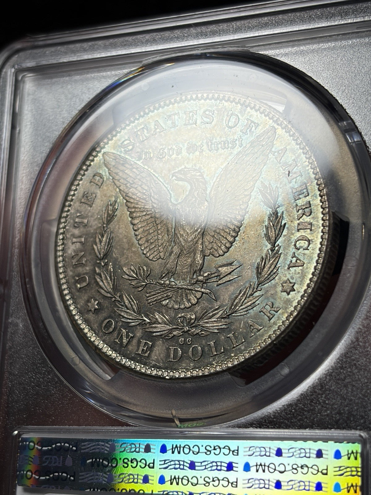 1878-CC PCGS MS64 Morgan Silver Dollar Toned Original