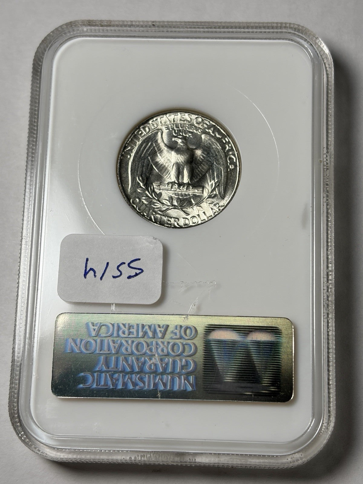 1944 NGC MS67 CAC Washington Silver Quarter Old Fatty Holder