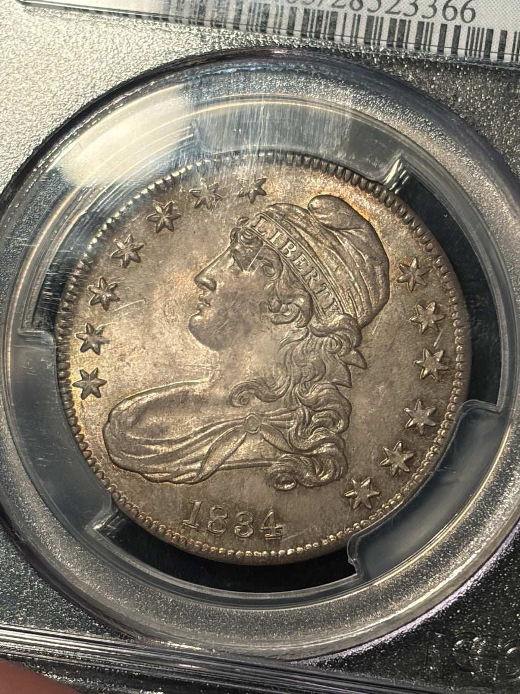 1834 PCGS MS65 Overton 116 SM Date, SM Letters Capped Bust Half