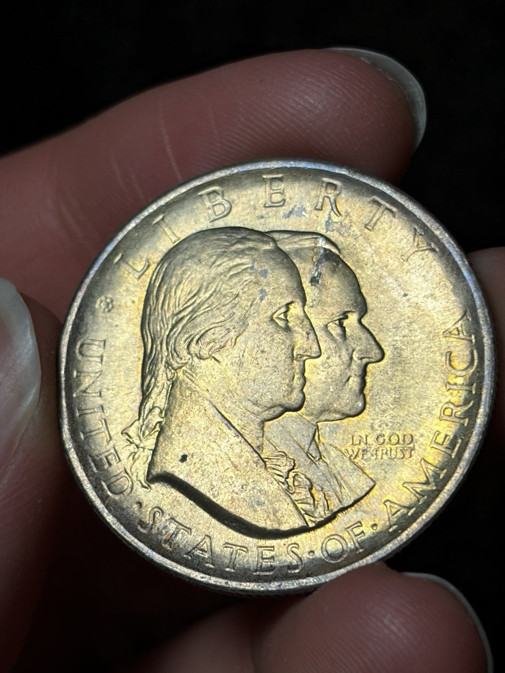 1926 Sesquicentennial Commemorative Half Dollar Toned