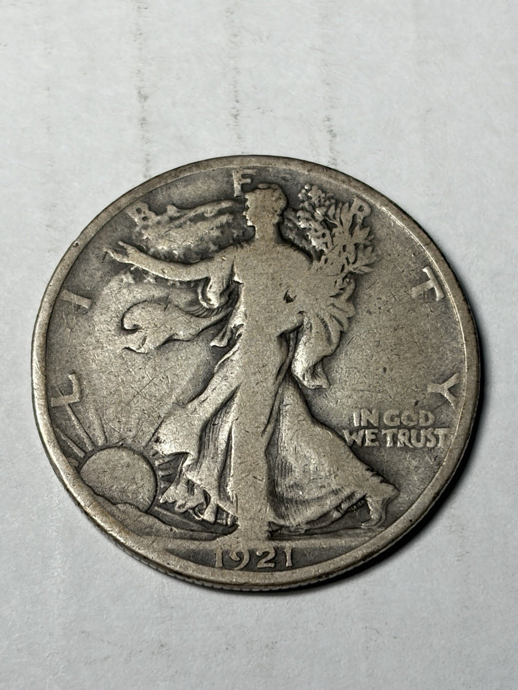 1921-D Walking Liberty Half Dollar