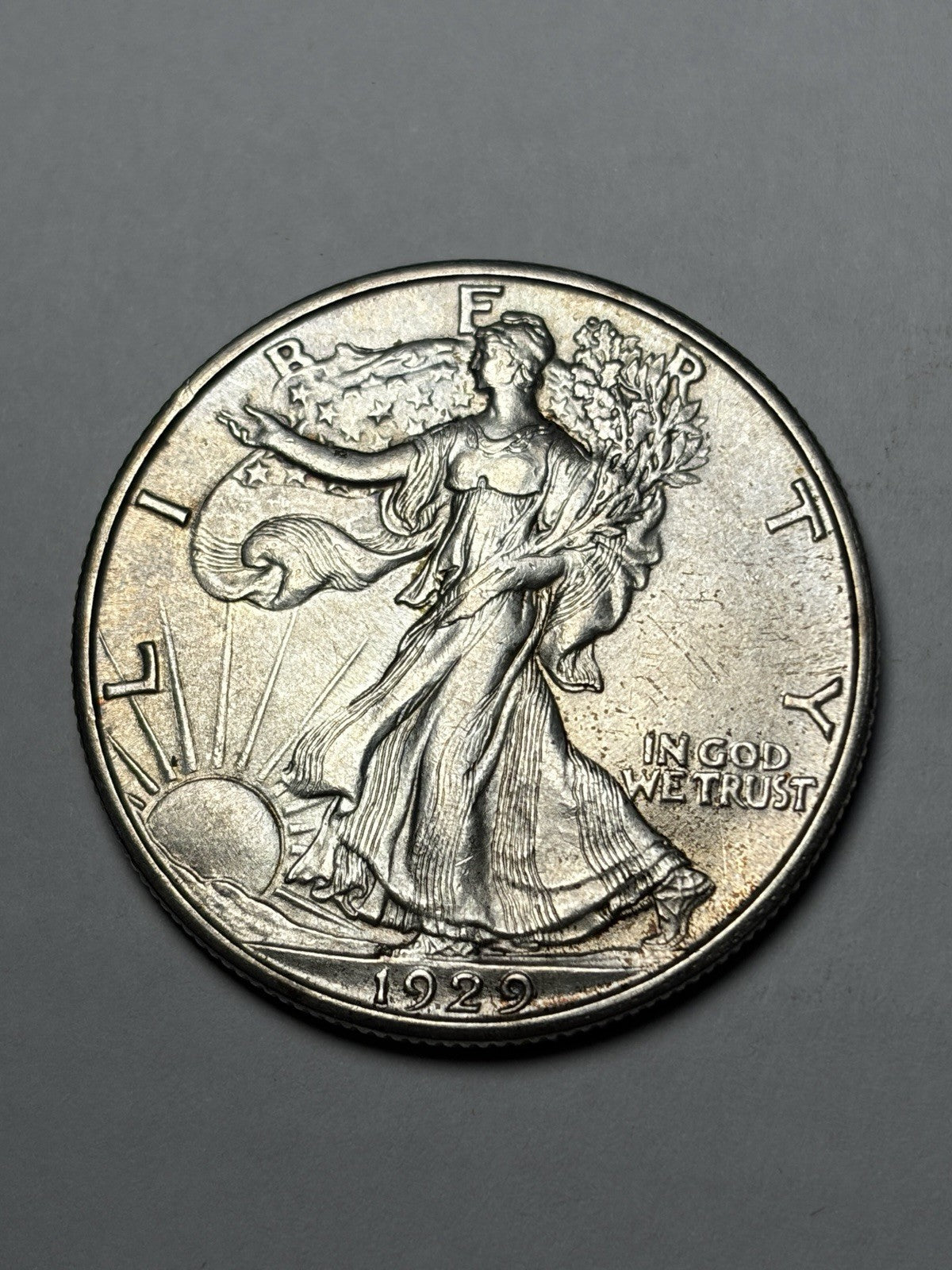 1929-D Walking Liberty Half Dollar Uncirculated Details