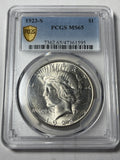 1923-S PCGS MS65 Peace Silver Dollar