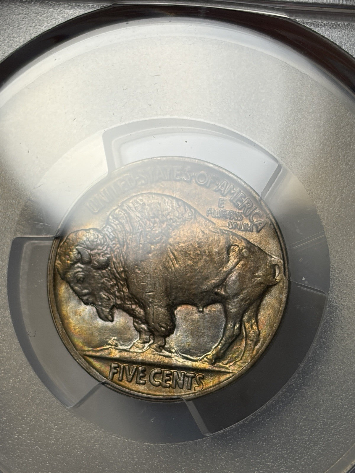 1919 PCGS MS64 Buffalo Nickel Toned