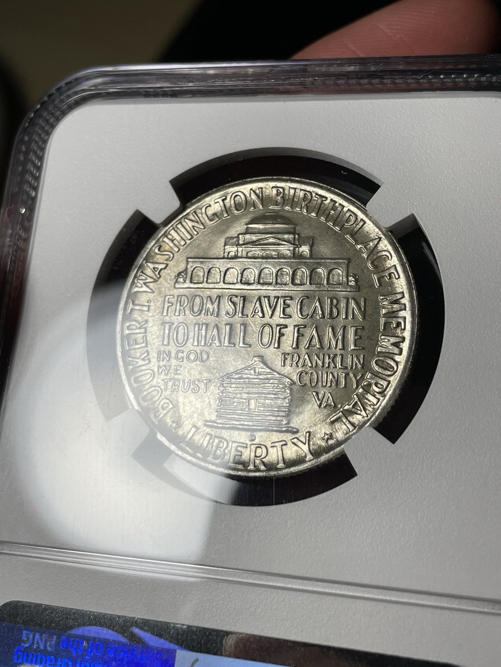 1948-D NGC MS66+ CAC Booker T Washington BTW Commemorative Half Dollar