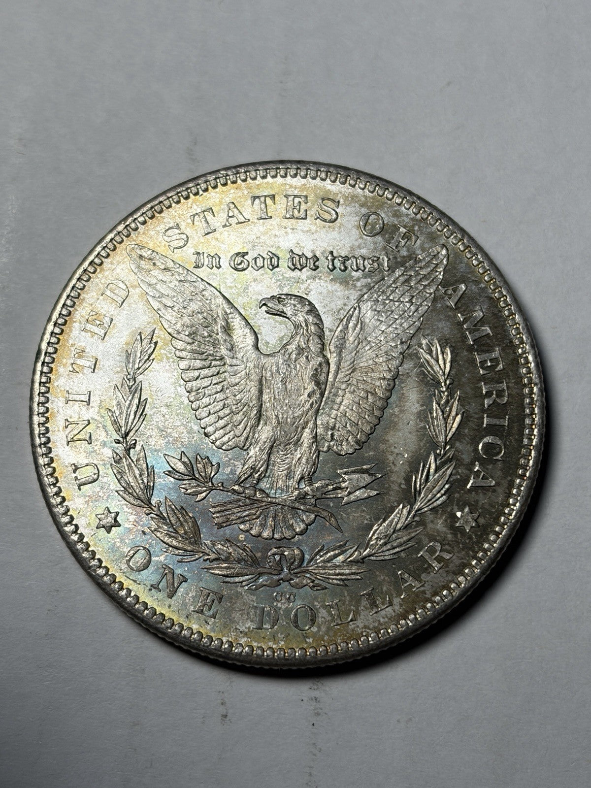 1878-CC Morgan Silver Dollar Uncirculated Toned