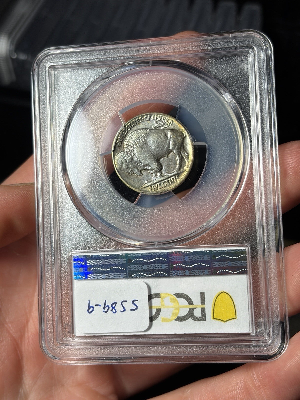 1934-D PCGS MS64 Buffalo Nickel Toned Toning