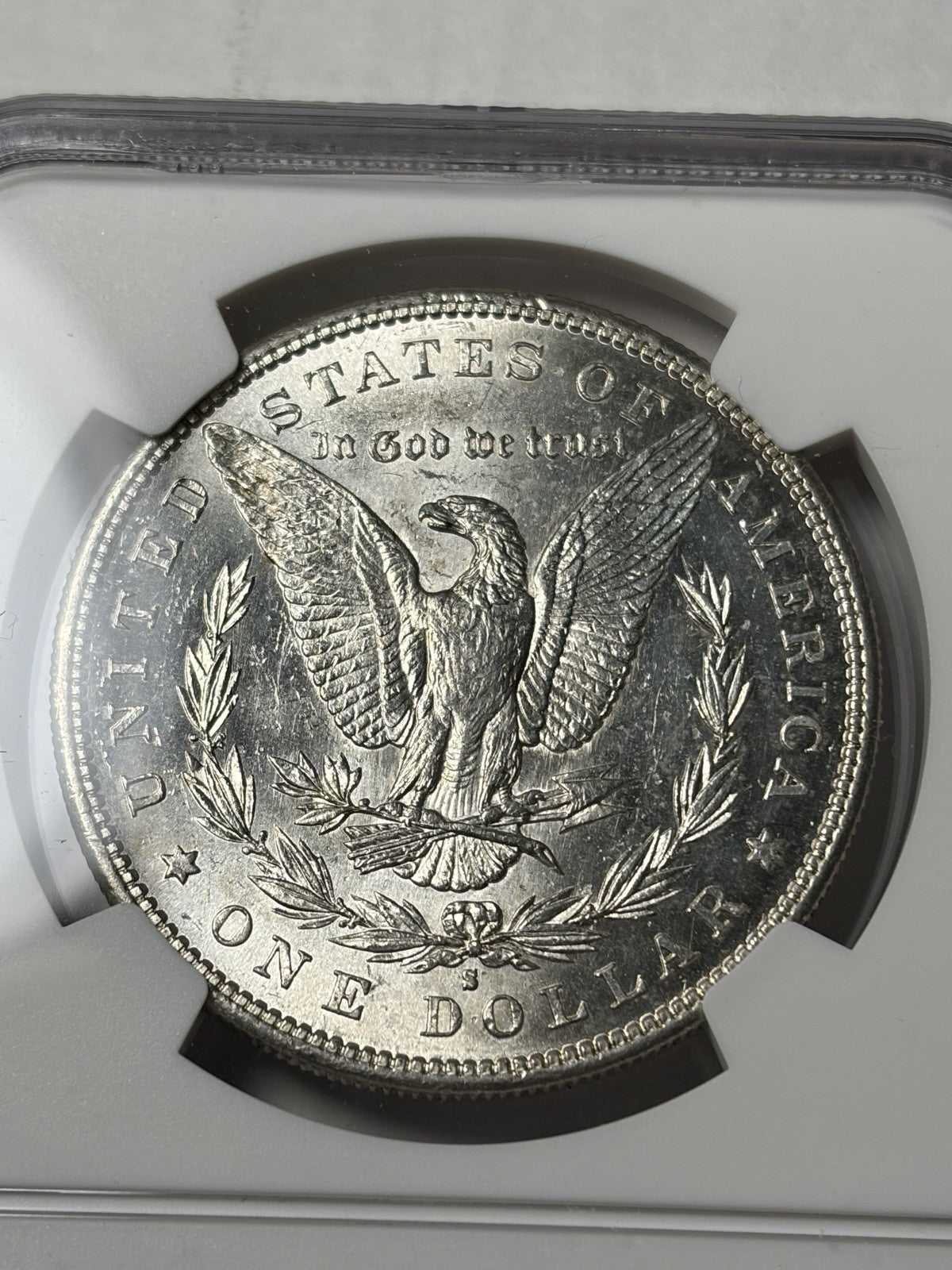 1889-S NGC UNC Details Morgan Silver Dollar