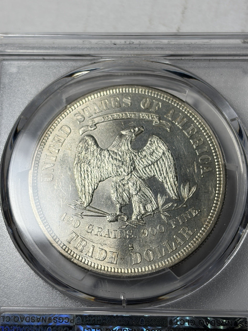 1878-S PCGS MS62 Trade Silver Dollar