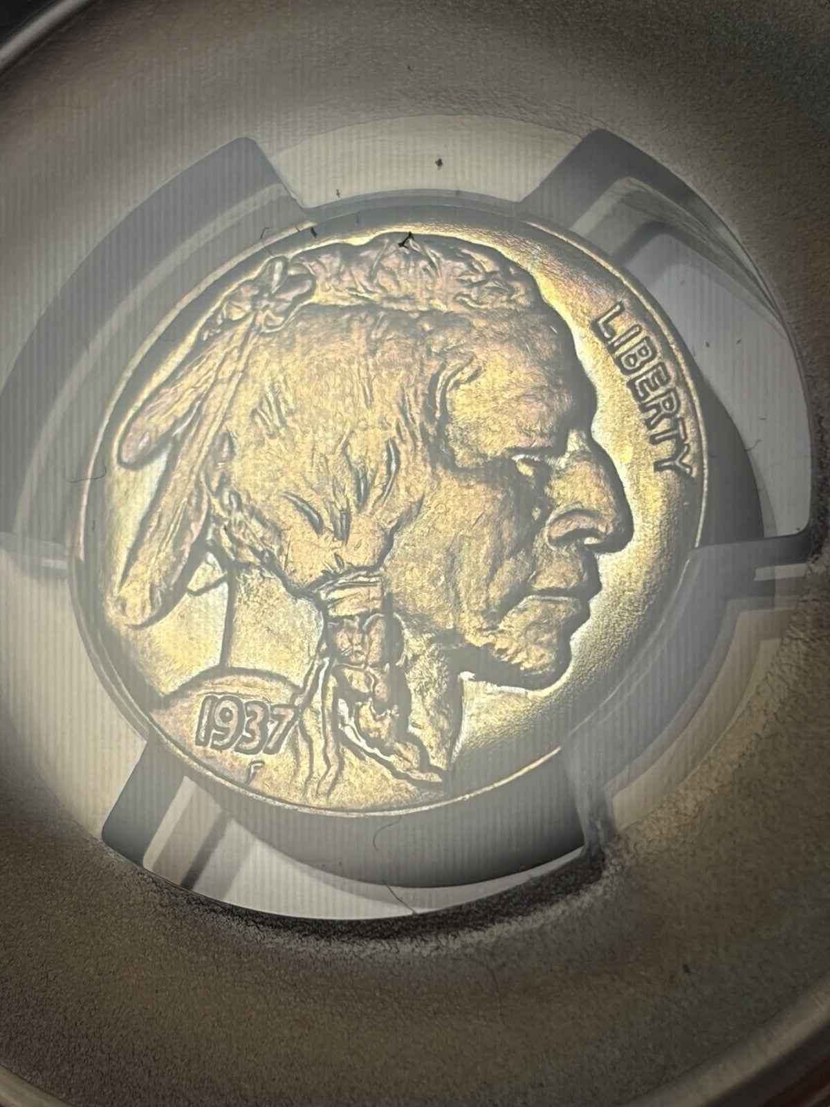 1937 PCGS MS67+ CAC Buffalo Nickel Toned Nice!
