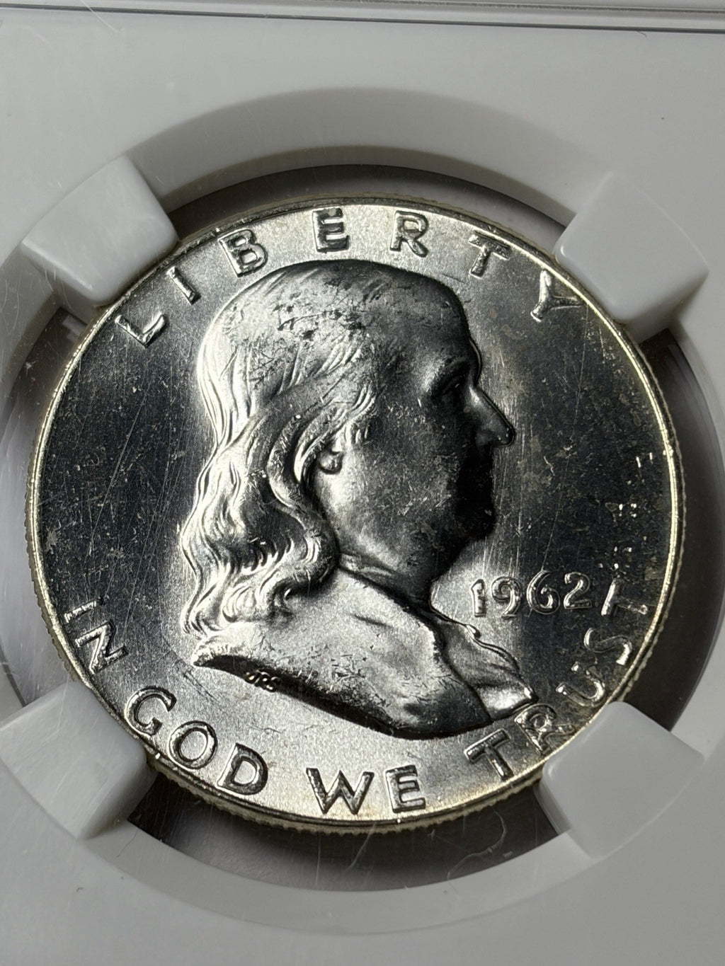 1962 NGC MS64 FBL Franklin Half Dollar