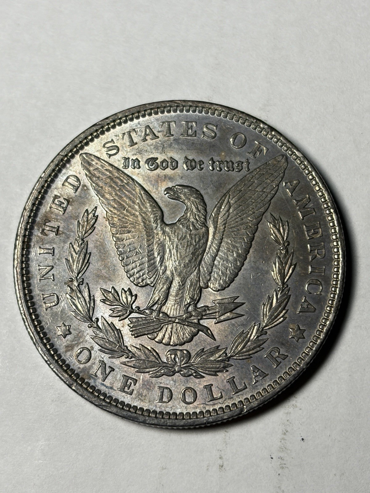 1892 Morgan Silver Dollar Toned