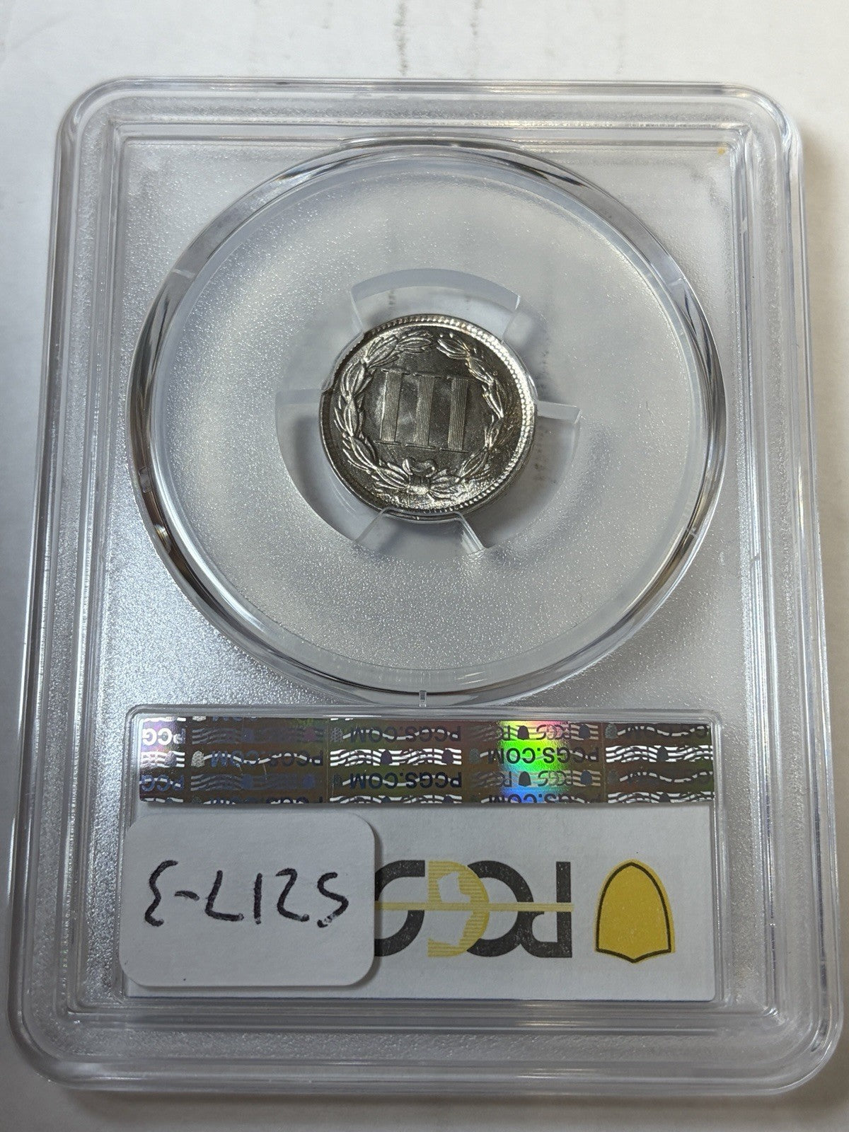 1866 PCGS MS66 CAC Three Cent Nickel