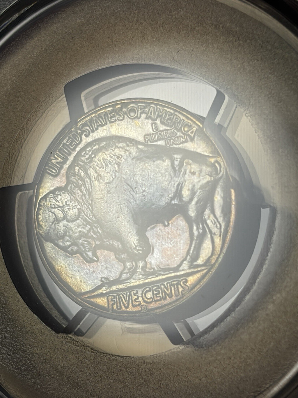 1934-D PCGS MS64 Buffalo Nickel Toned Toning