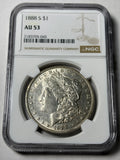 1888-S NGC AU53 Morgan Silver Dollar