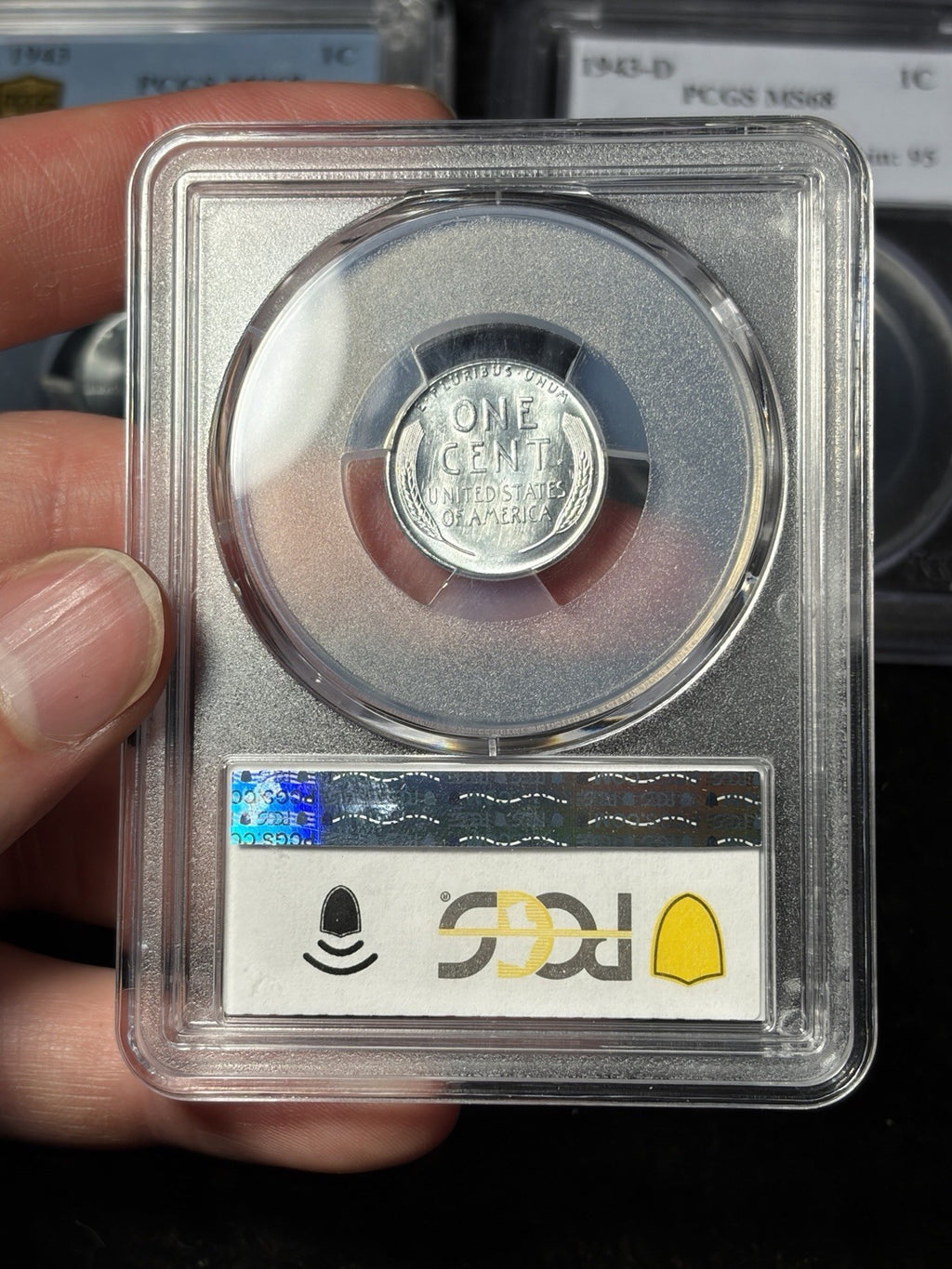 1943 PDS PCGS MS68 Lincoln Wheat Steel Cent Registry Grade Set!