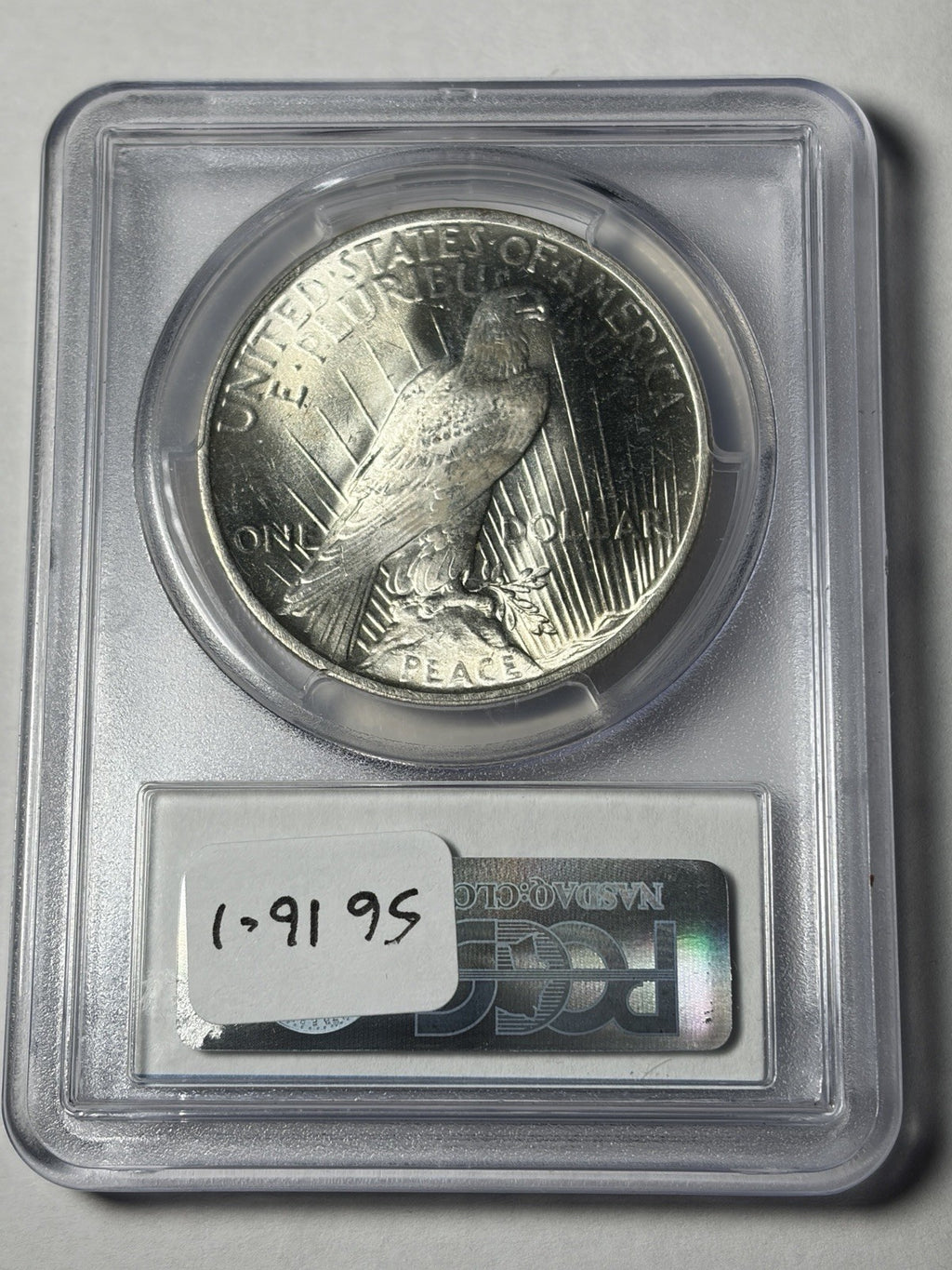 1923 PCGS MS66 Peace Silver Dollar