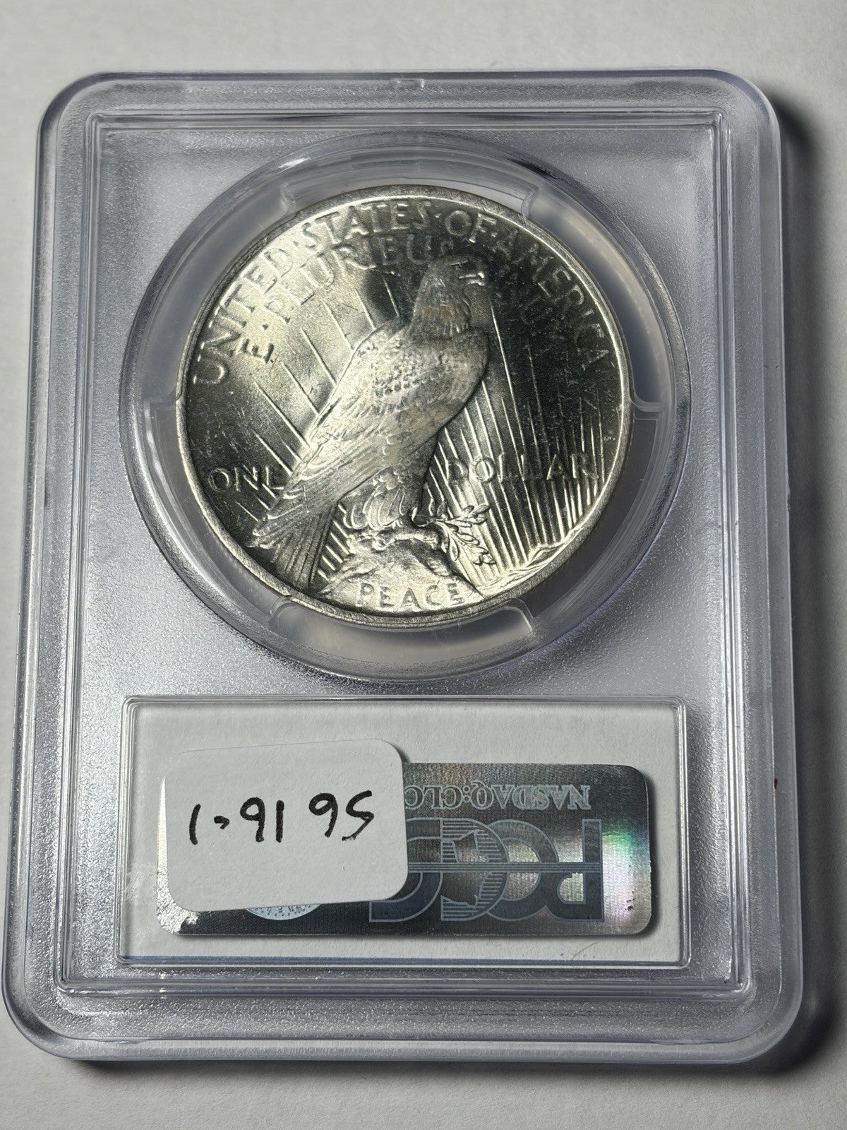 1923 PCGS MS66 Peace Silver Dollar