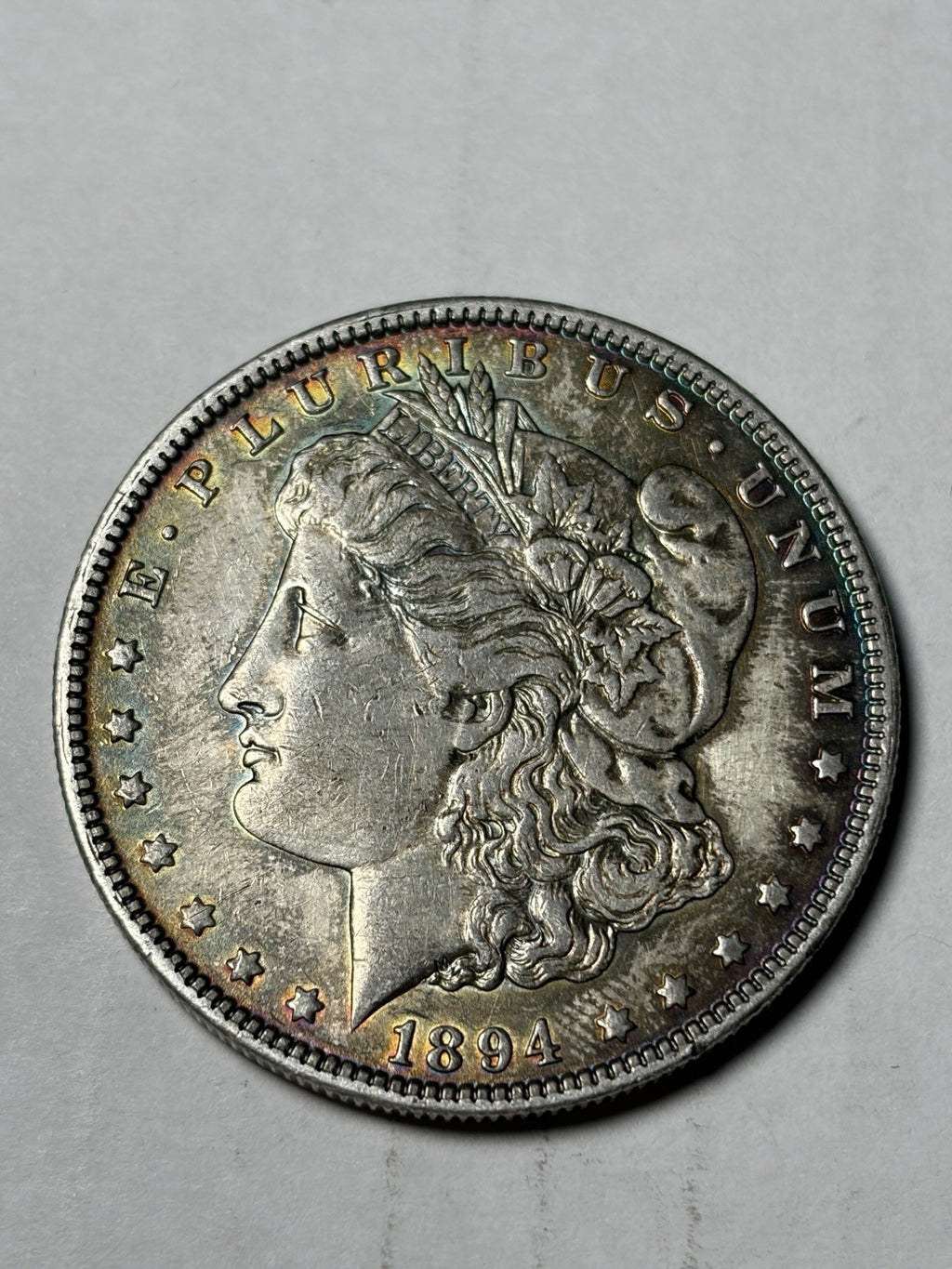 1894-O Morgan Silver Dollar Toned Details