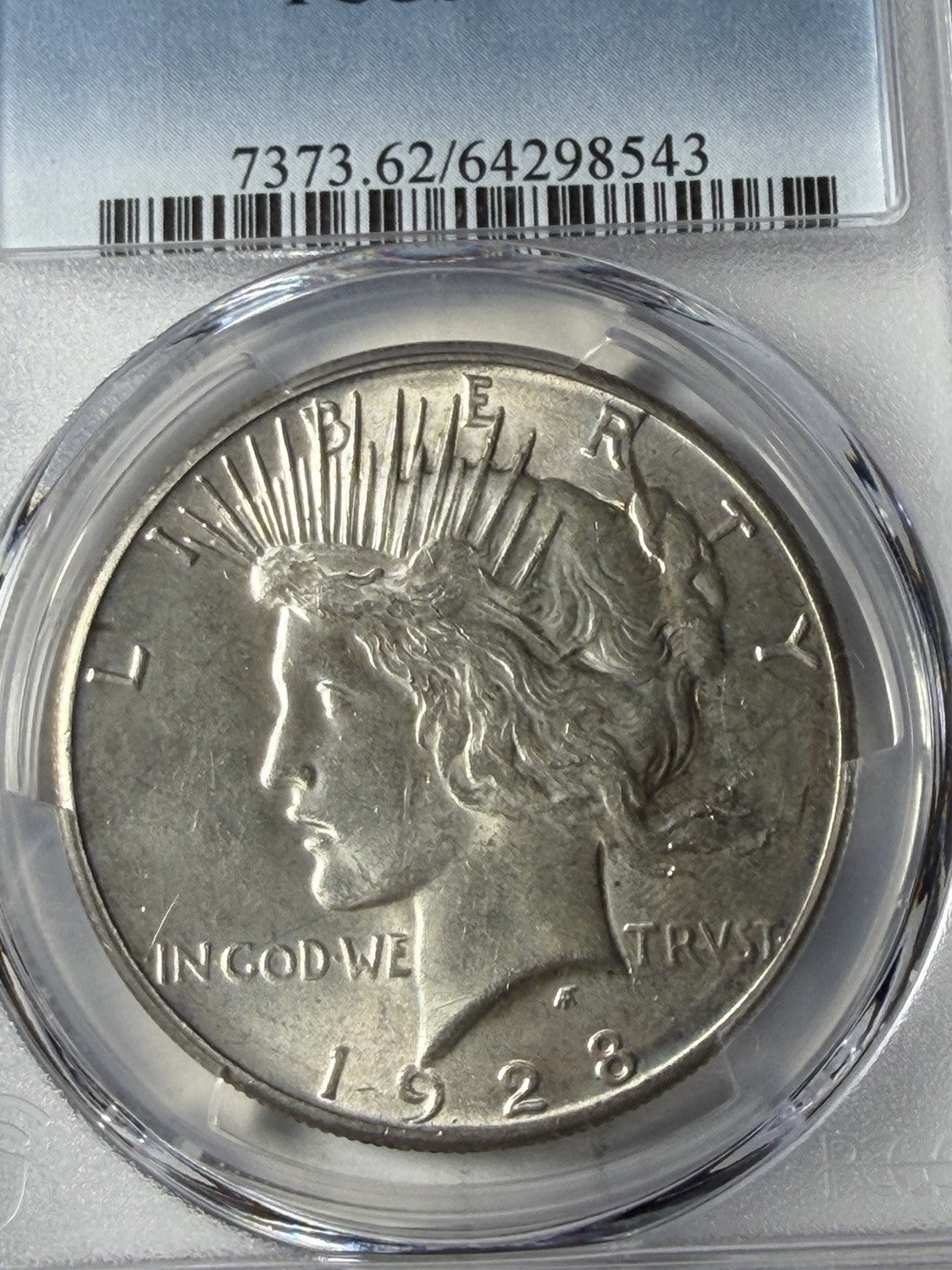 1928 PCGS MS62 Peace Dollar