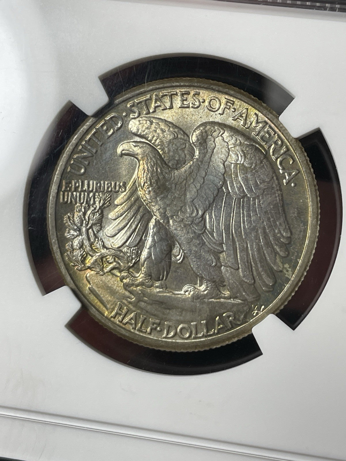 1941 NGC MS66+ Walking Liberty Half Dollar Toned
