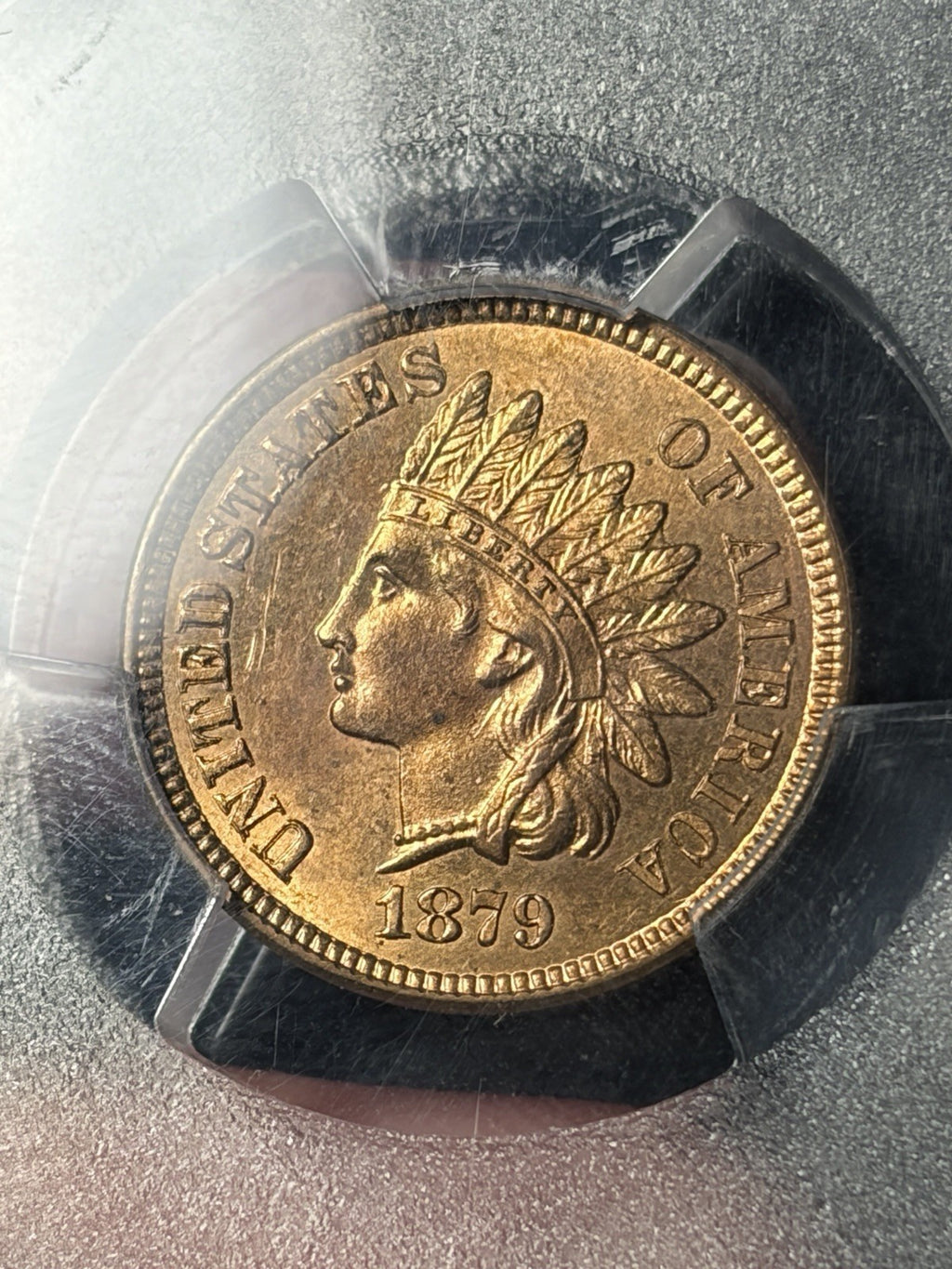 1879 PCGS MS64 RD Indian Head Cent