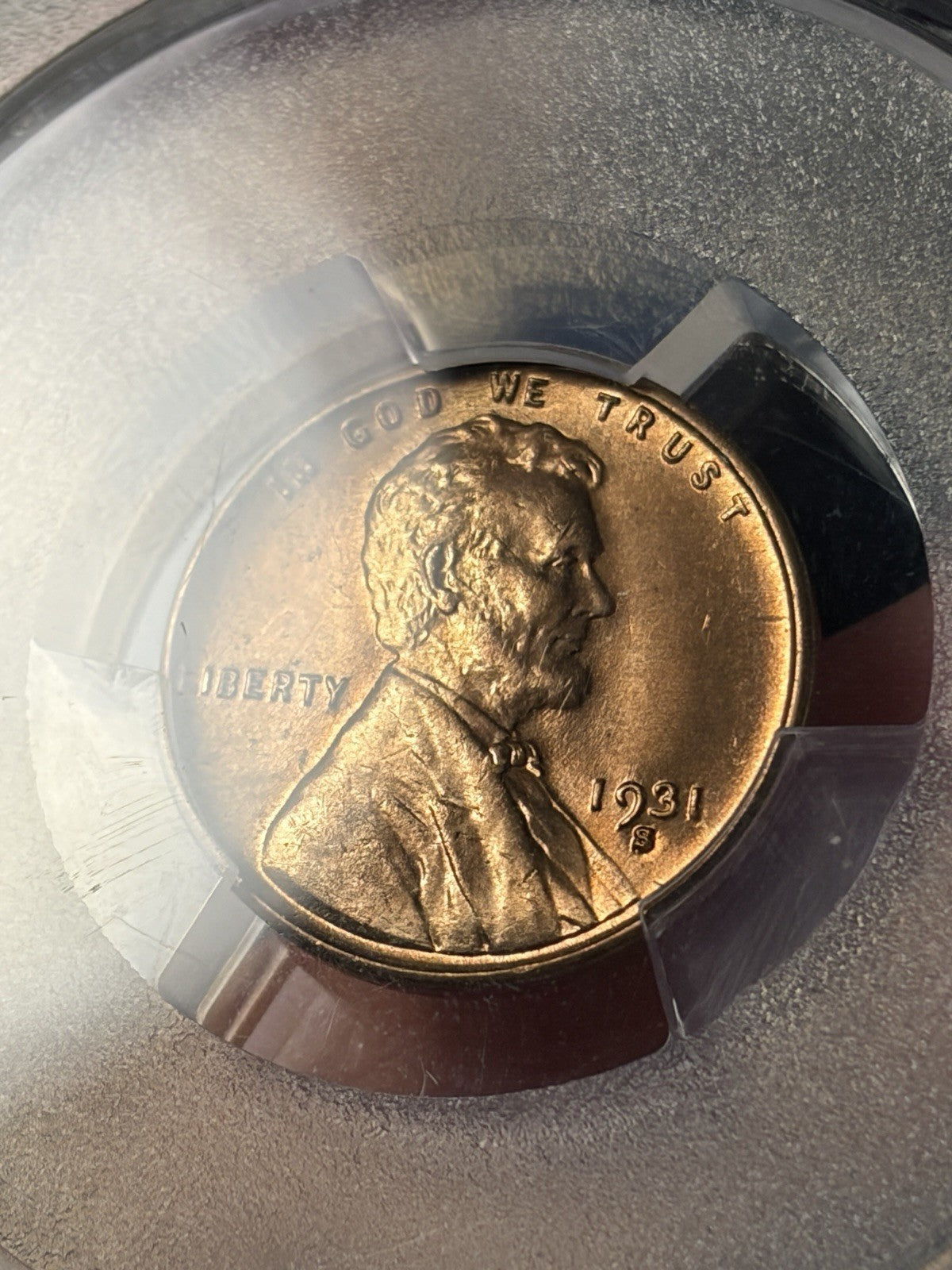 1931-S PCGS MS65 RD Lincoln Wheat Cent Key Date