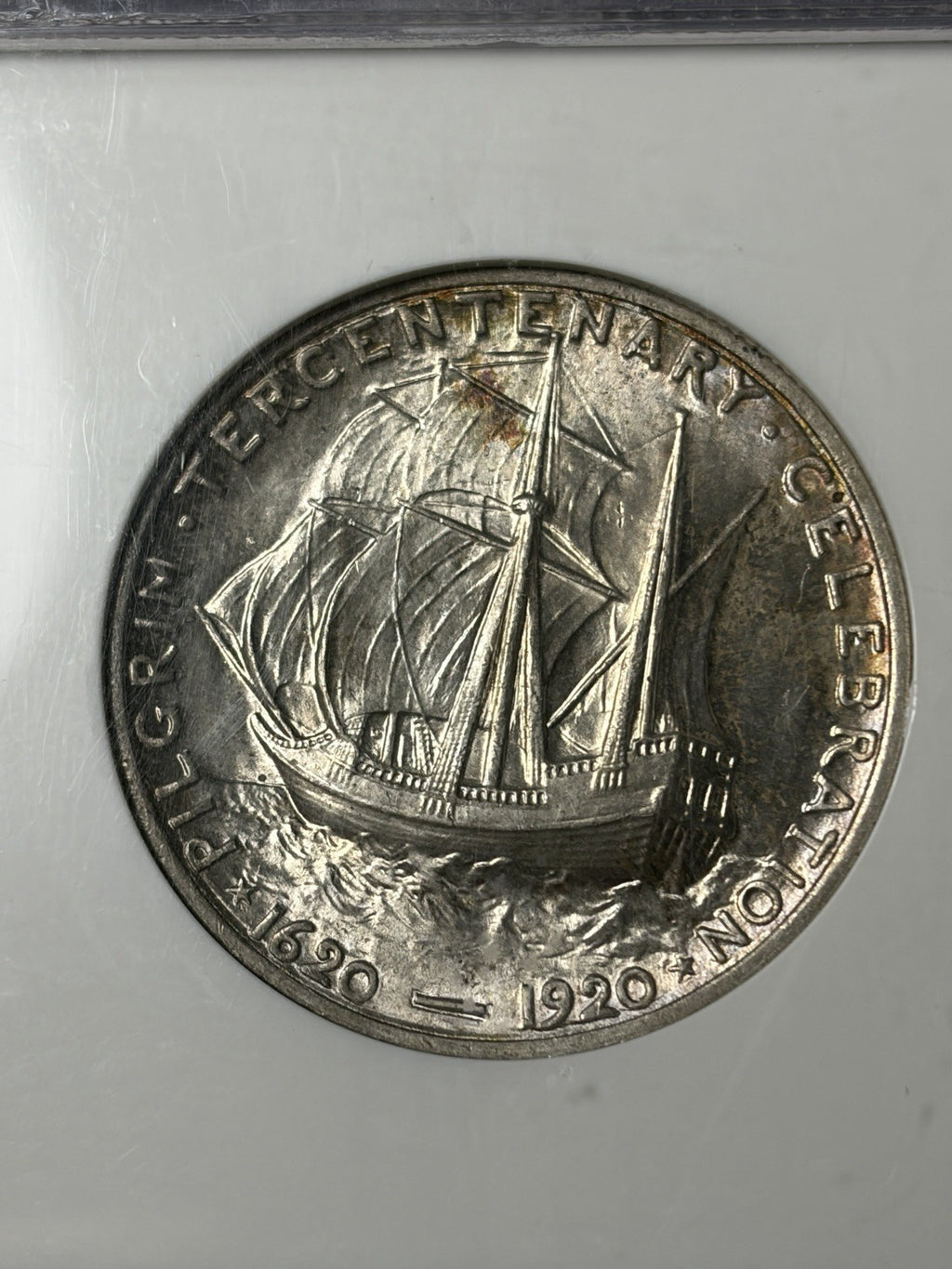 1920 NGC MS66 Pilgrim Commemorative Half Dollar