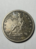 1877-S Trade Silver Dollar Toned