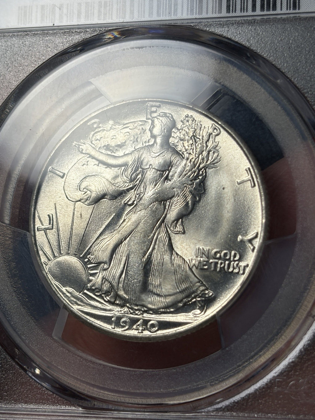 1940-S PCGS MS66 Walking Liberty Half Dollar BU Gem