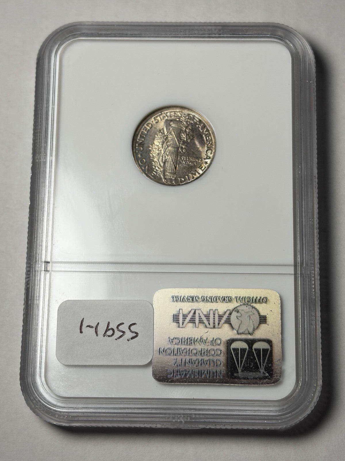 1916 NGC MS67 FB Mercury Dime Toned