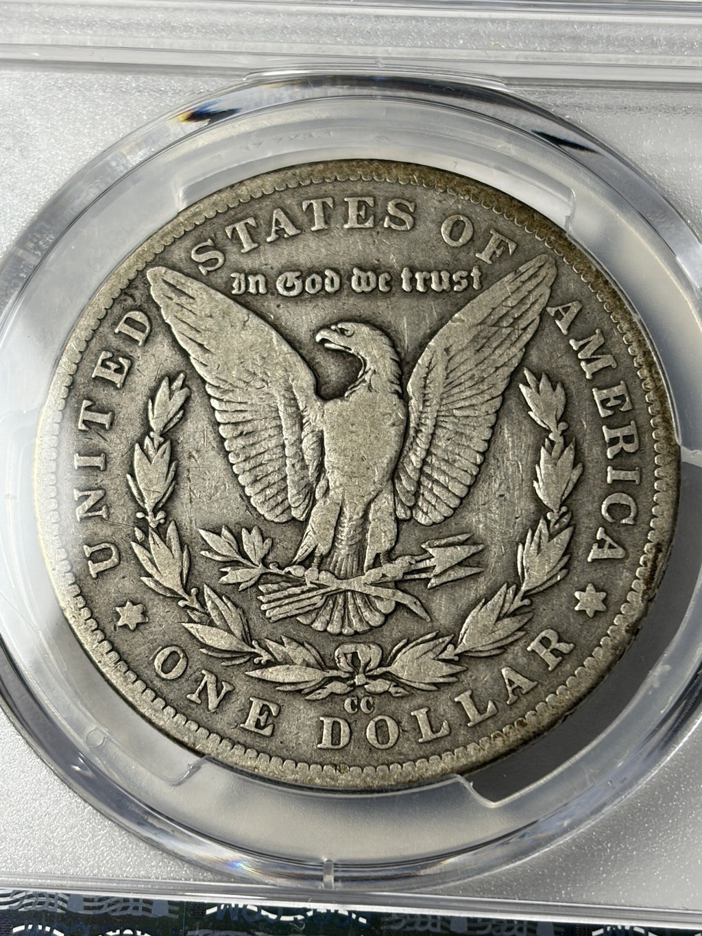 1889-CC PCGS VG10 CAC Morgan Silver Dollar