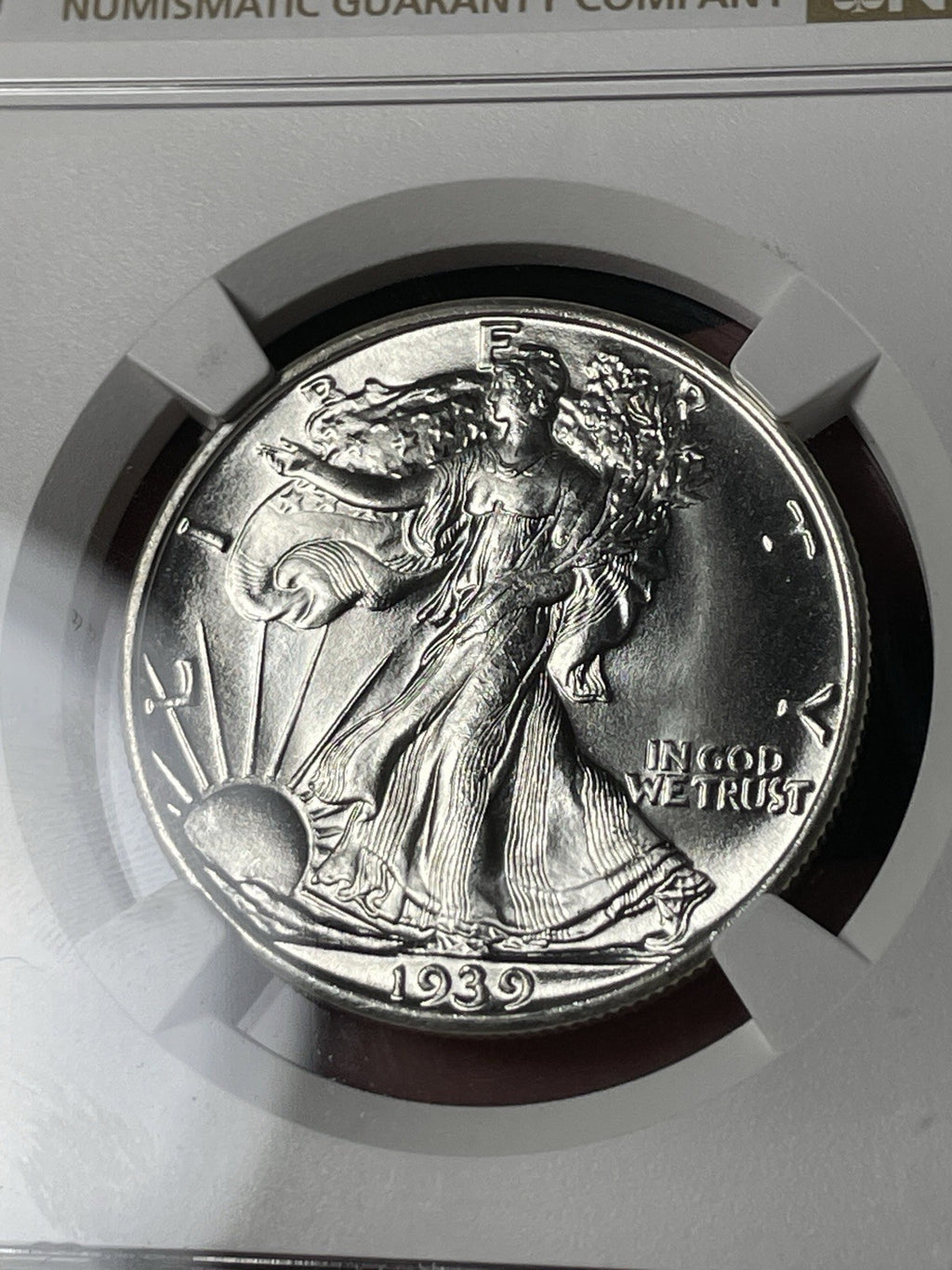 1939-S NGC MS66+ CAC Walking Liberty Half Dollar