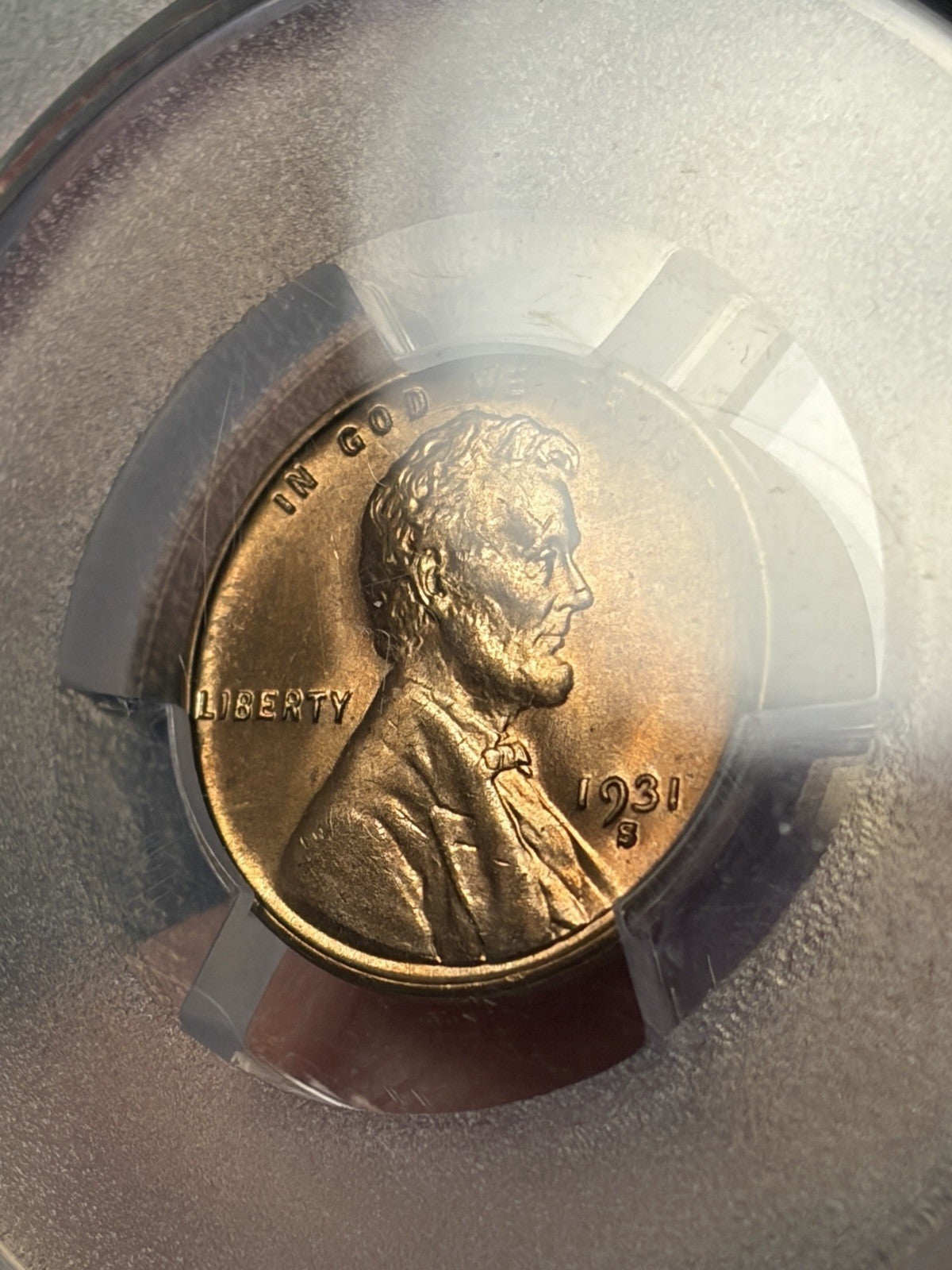 1931-S PCGS MS65 RD Lincoln Wheat Cent Key Date