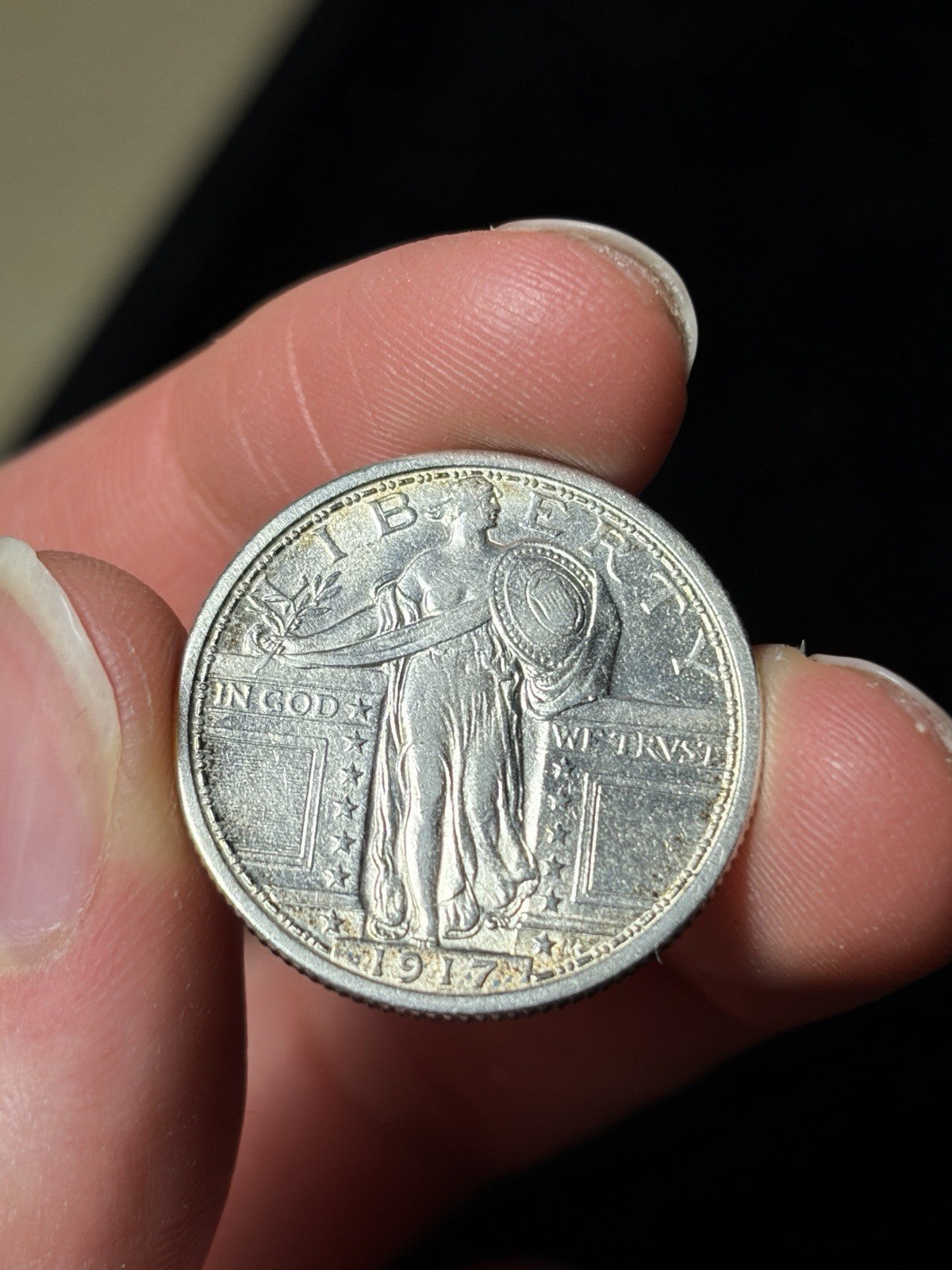 1917 Type 1 Standing Liberty Quarter