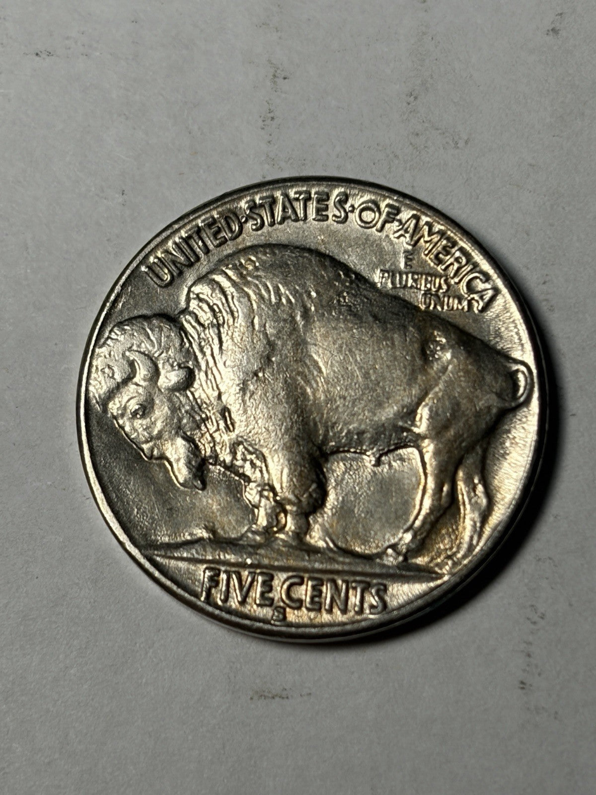 1929-S Buffalo Nickel Details