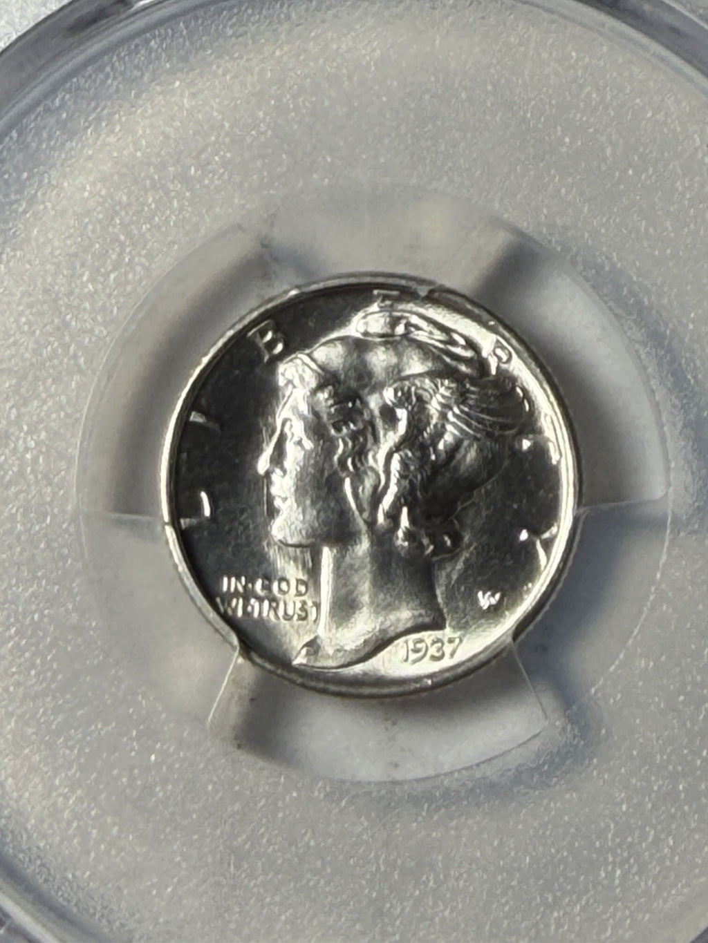 1937-S PCGS MS66 Mercury Dime