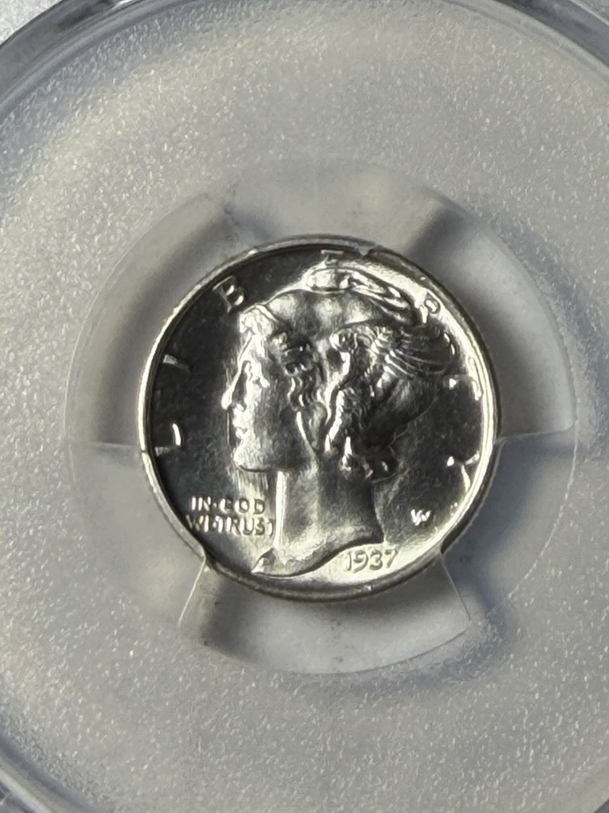 1937-S PCGS MS66 Mercury Dime