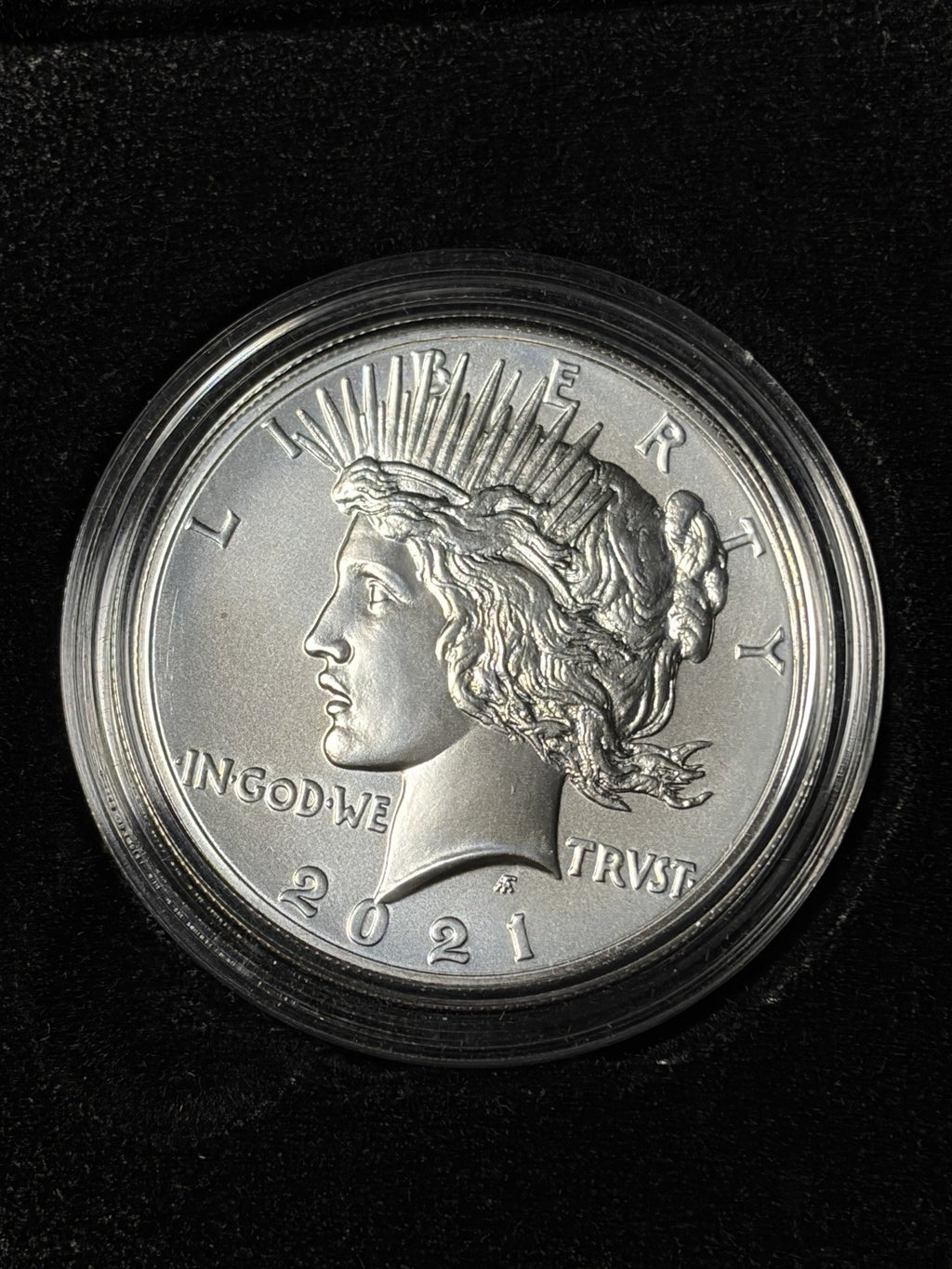 2021 Peace Silver Dollar with OGP