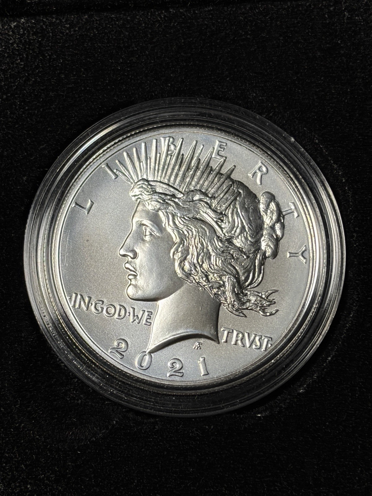 2021 Peace Silver Dollar with OGP