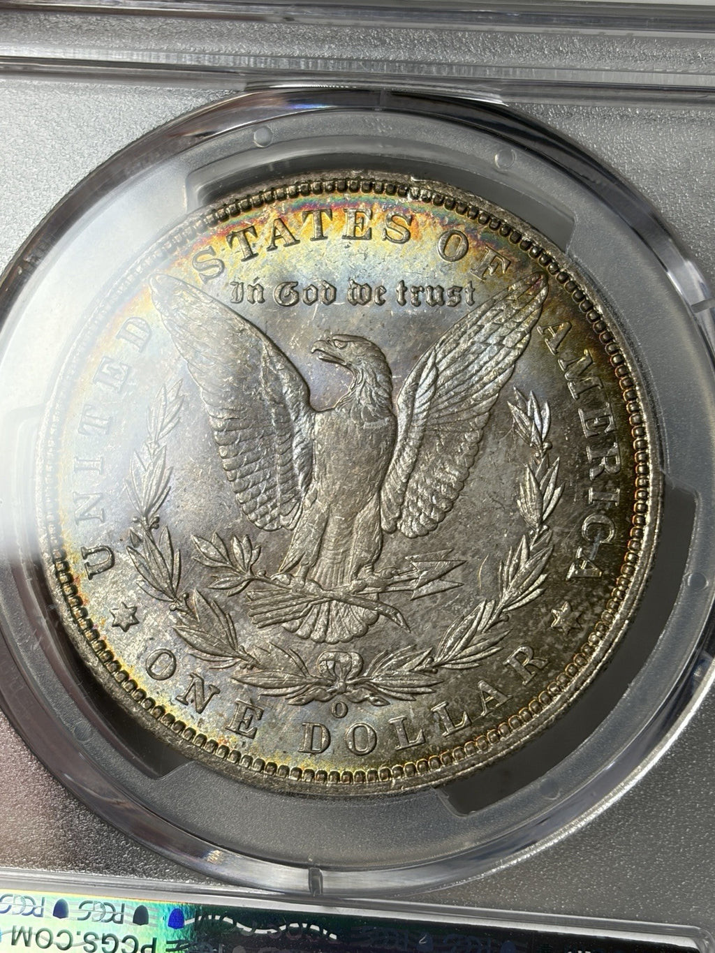 1891-O PCGS MS65 Morgan Silver Dollar Toned 