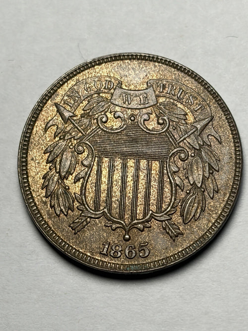 1865 Two Cent Piece Uncirculated