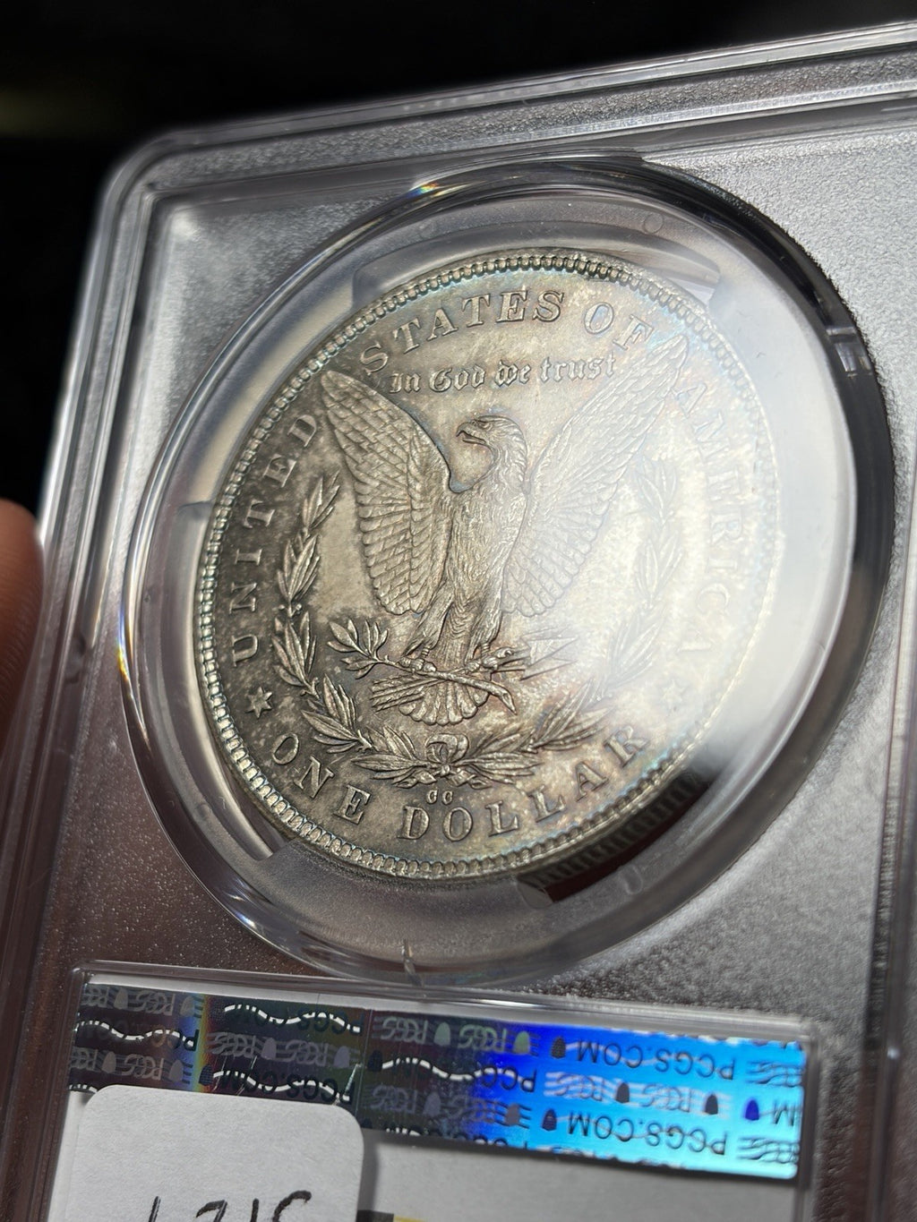 1878-CC PCGS MS64 Morgan Silver Dollar Toned Original