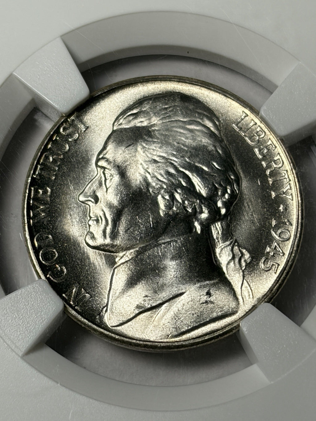 1945-S NGC MS67 Jefferson War Nickel