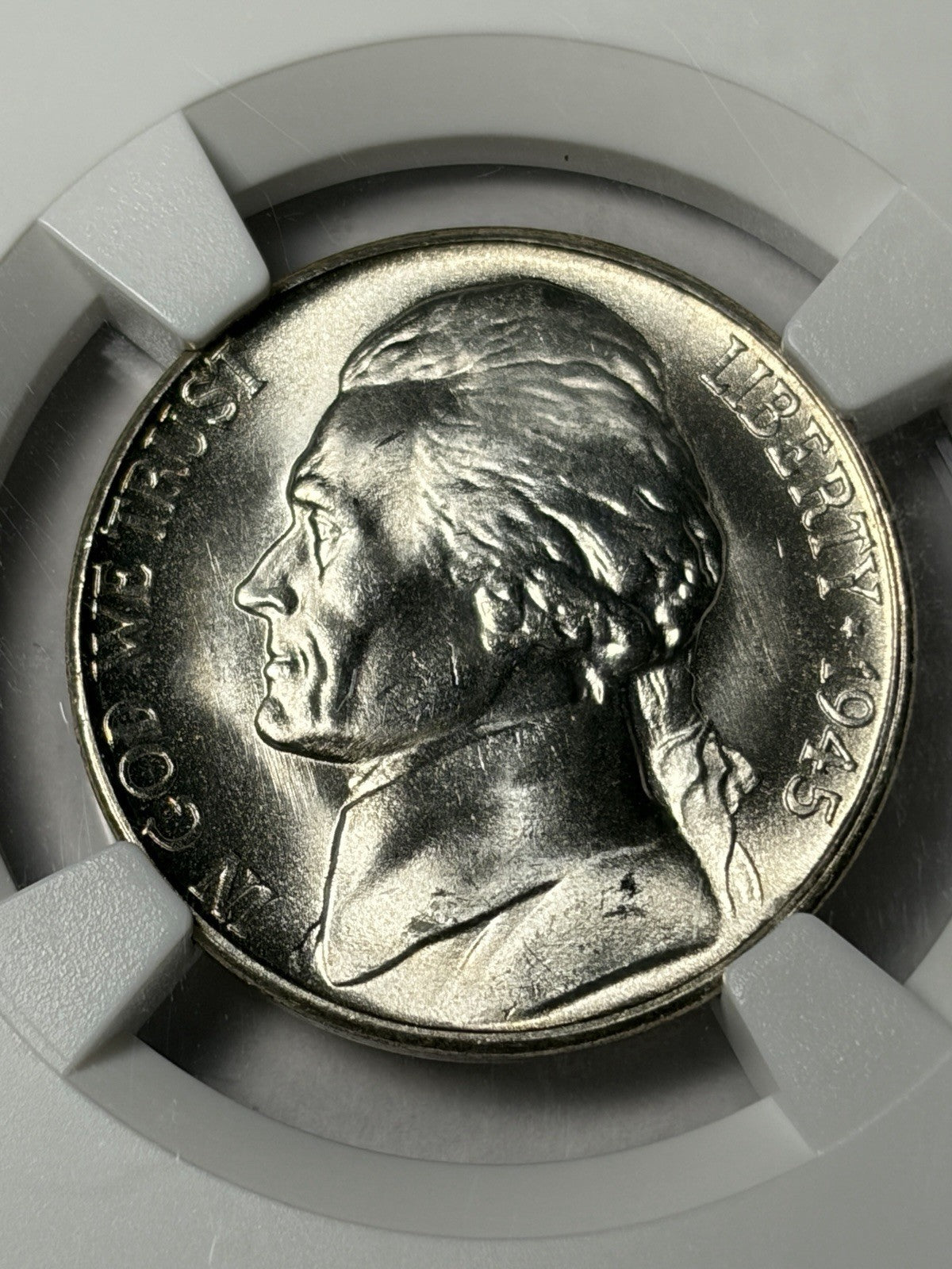1945-S NGC MS67 Jefferson War Nickel