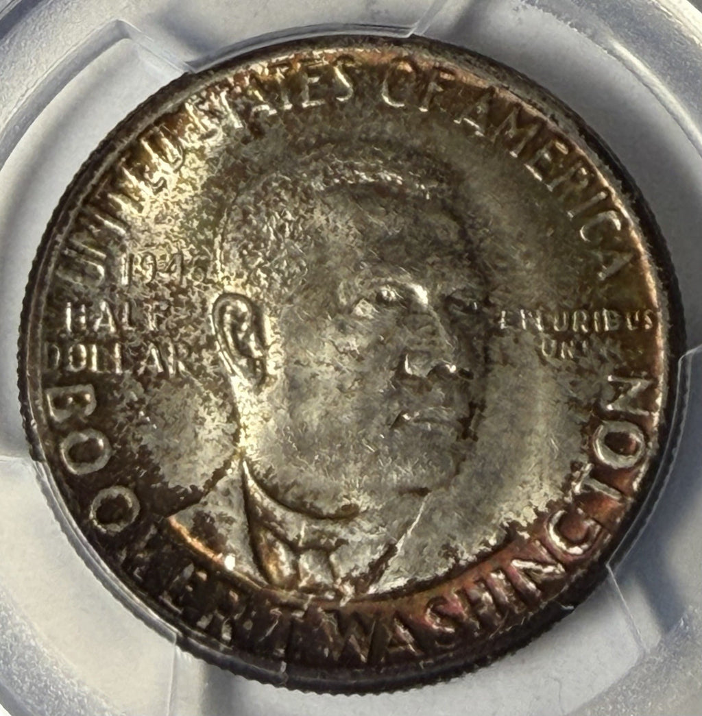 1946-D PCGS MS 67 CAC Booker T. Washington Half Dollar