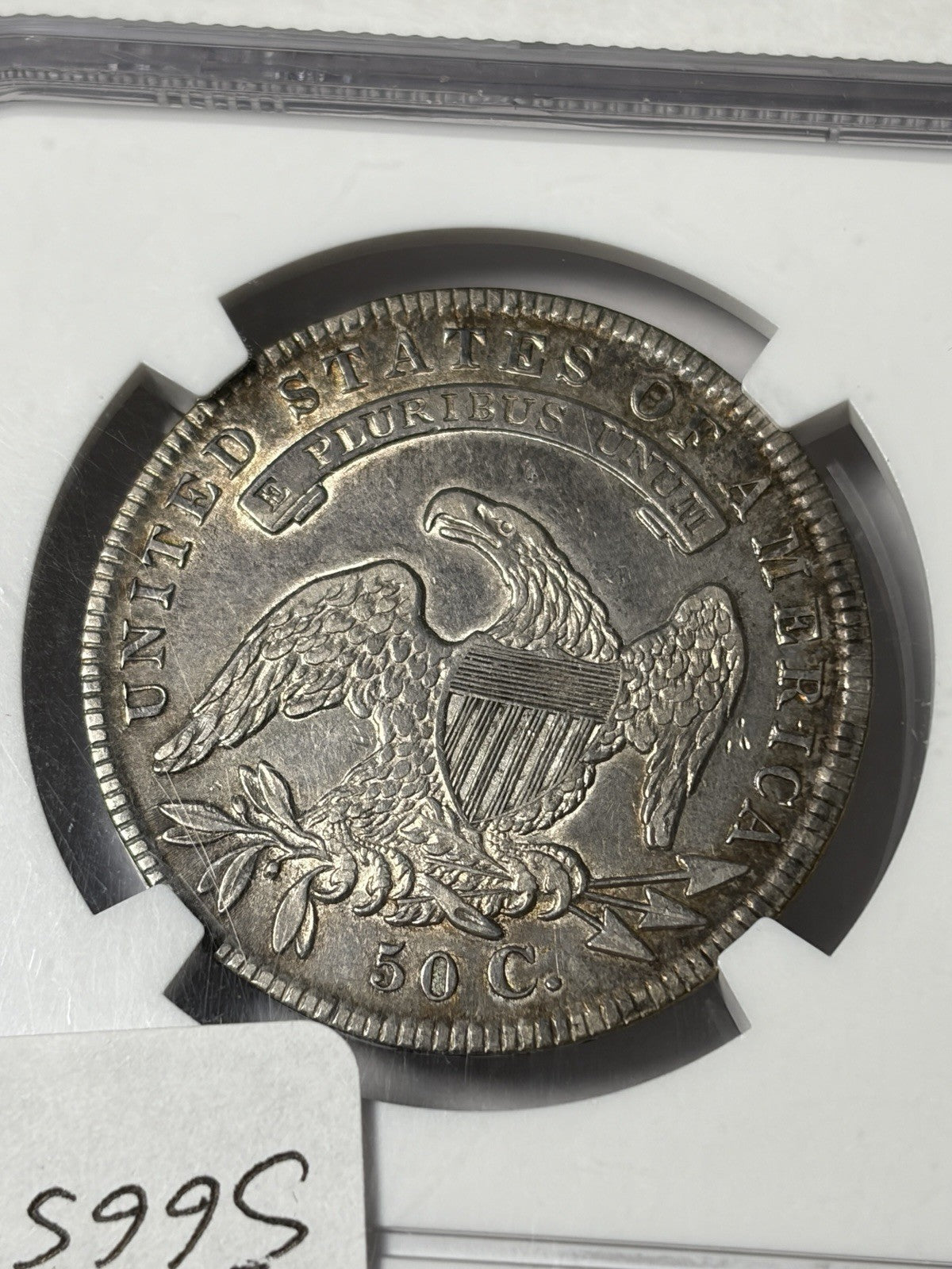 1836 NGC AU Details Capped Bust Half Dollar O-113