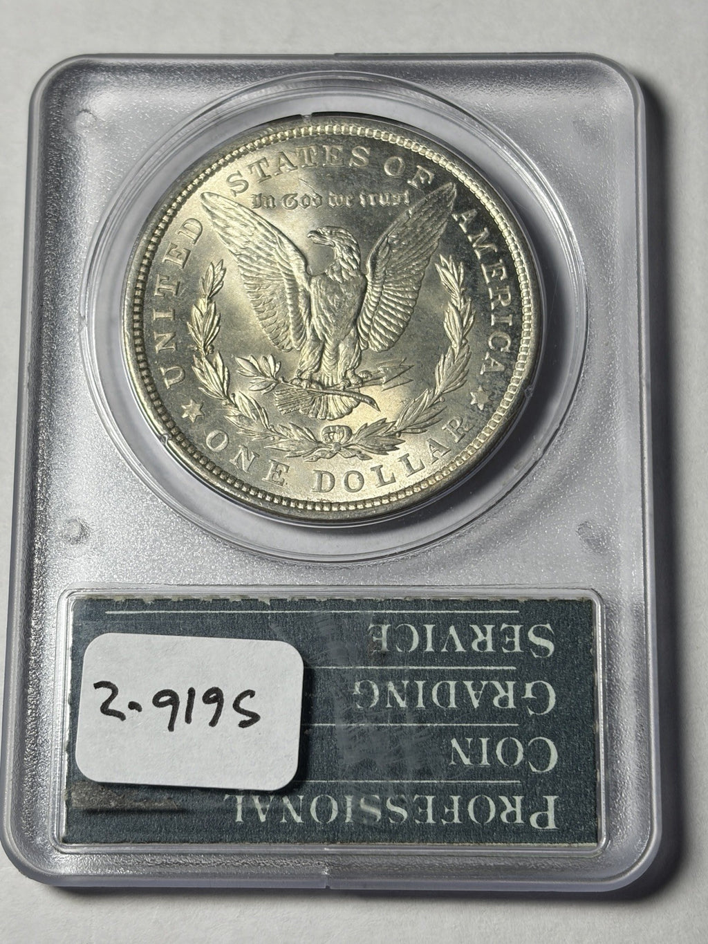 1921 PCGS MS63 Morgan Silver Dollar Rattler